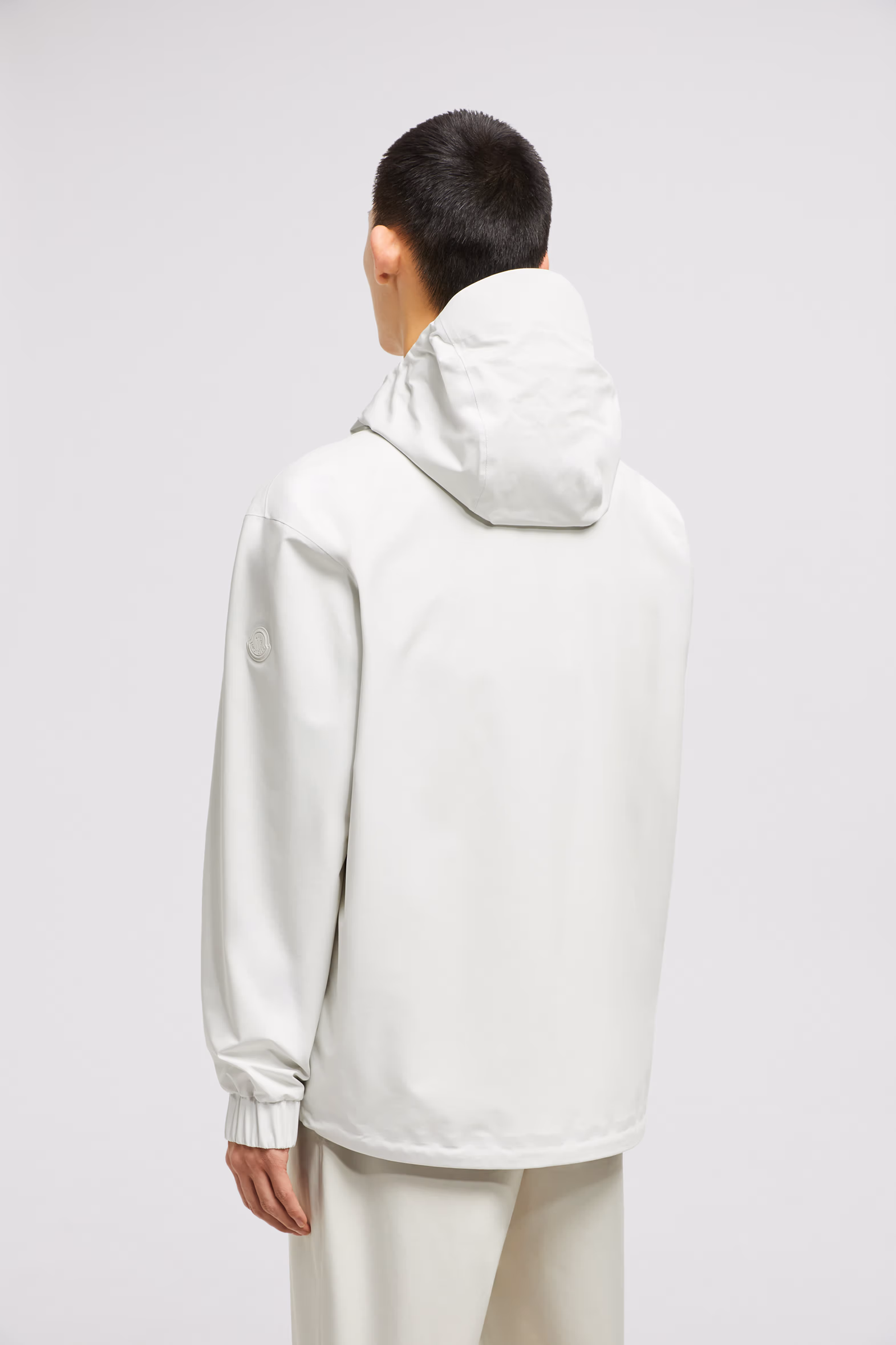 Bise Hooded Rain Jacket Men White Moncler 5